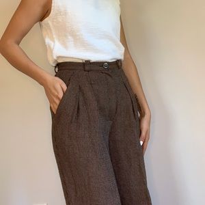 VTG Plaid Trousers Pants
